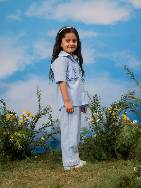 Girl's' Aqua Co-Ords